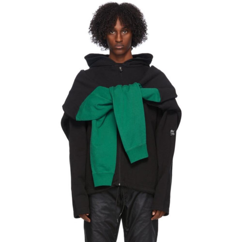 Martine Rose Black Space Hoodie Size XS NWOT Avant Garde Streetwear Colorblock
